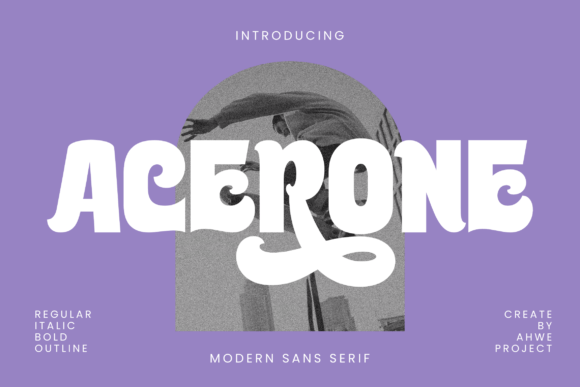 Acerone: A Playful Display Font That Lifts Your Digital Brand