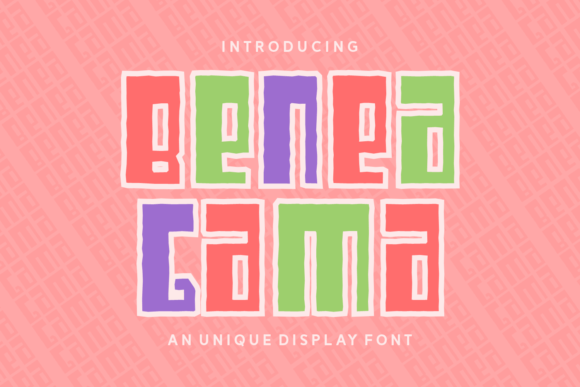 Benea Gama: A Display Font That Earns Its Space