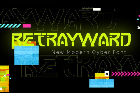 Betrayward: A Futuristic Display Font for Bold Digital Branding