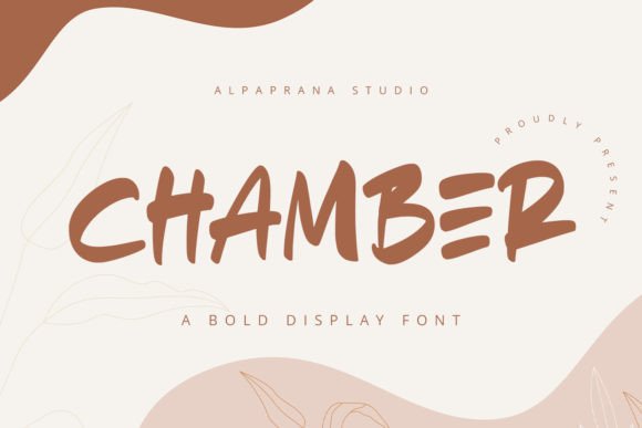 Chamber: A Handwritten Display Font That Stands Out—Not Just in Size