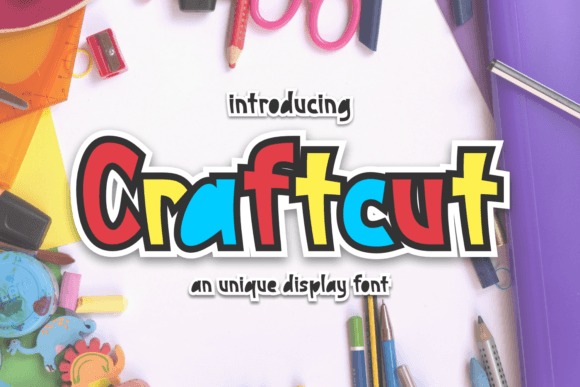 Craftcut: A Display Font That Makes Your Brand Instantly Memorable