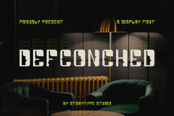 Defconched: A Serif Display Typeface That Anchors Elegance