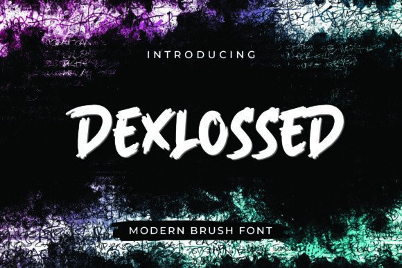 Dexlossed: A Bold Display Font That Commands Attention Online