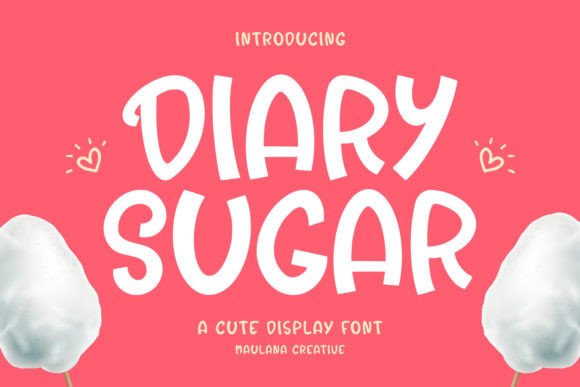 Diary Sugar: A Playful Display Font for Digital Branding
