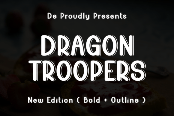 Dragon Troopers: A Display Font That Makes Your Brand Look Instantly Polished