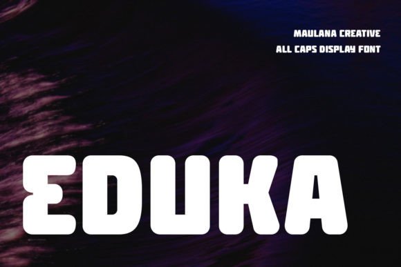 Eduka: A Display Font That Commands Attention
