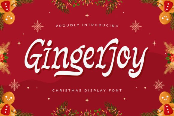 Gingerjoy: A Festive Display Font for Joyful Web Headlines