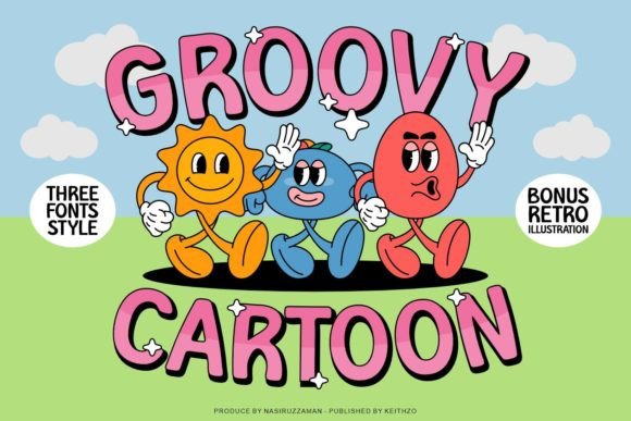 Groovy Cartoon: A Display Font That Brings Playful Polish to Real Business Branding