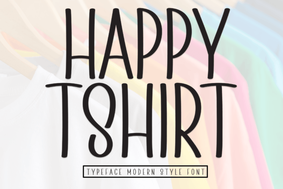 Happy Tshirt: A Friendly Handwritten Display Font for Scroll-Stopping Campaigns