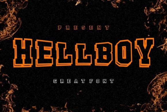 Hellboy: A Display Font That Cuts Through the Scroll