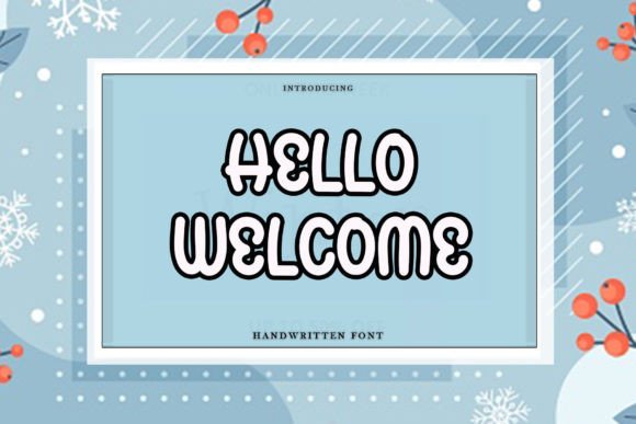 Hello Welcome Font: Elegant Handwriting for Real Business Branding