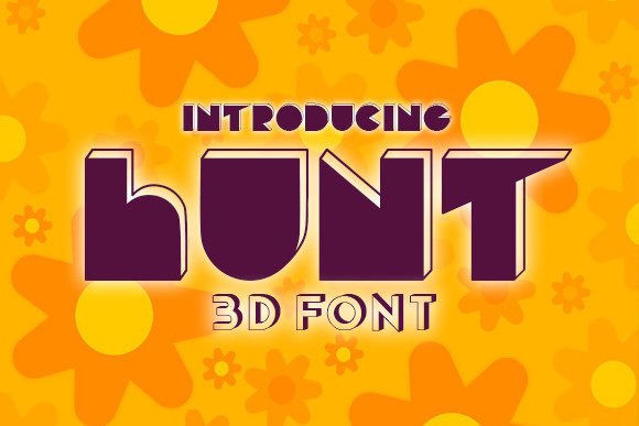 Hunt: A Bold 3D Display Font for Impactful Web Design