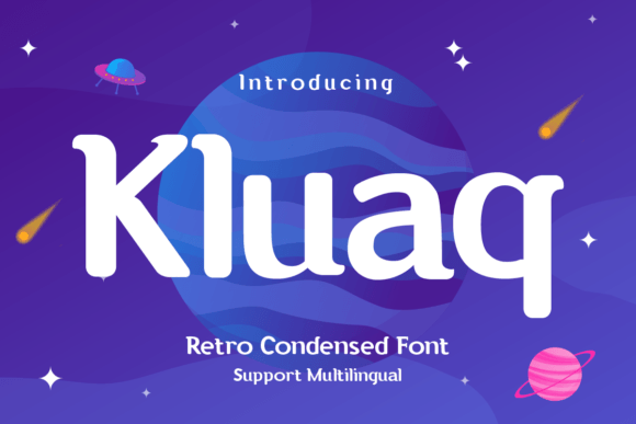 Kluaq: A Retro-Modern Display Typeface for Digital Branding