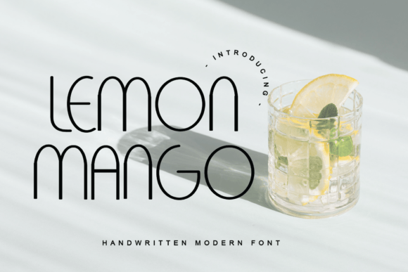 Lemon Mango Display Font for Handmade Creators