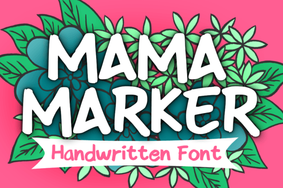 Mama Marker: A Warm, Professional Display Font for Small Businesses