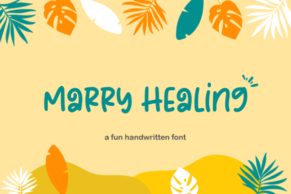 Marry Healing: A Playful Display Font for Handmade Charm