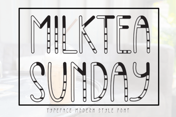 Milktea Sunday: A Friendly Handwritten Font for Small Business Branding