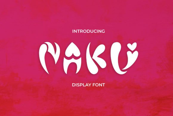 Naku: A Playful Display Font That Feels Like a Smile