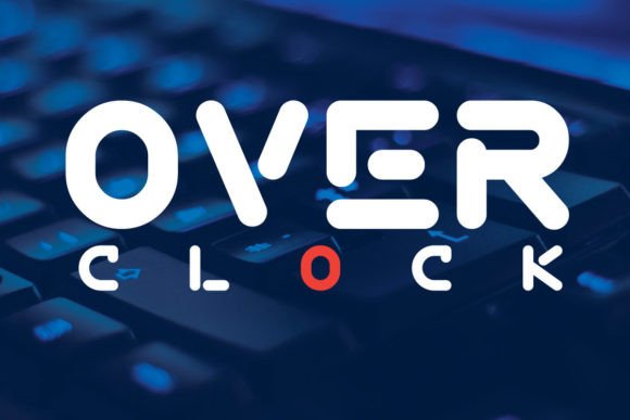 Overclock: A Display Font That Demands Attention—Then Delivers