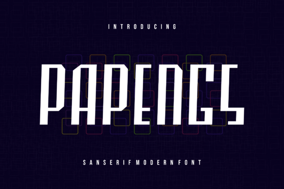 Papengs: A Display Font That Makes Your Campaign Stand Out