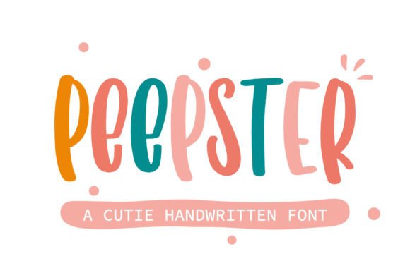Peepster: A Sweet, Versatile Display Typeface for Thoughtful Design