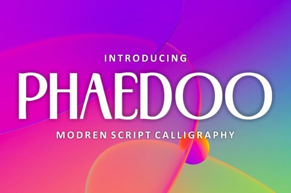Phaedoo: A Display Font That Breathes Quiet Confidence