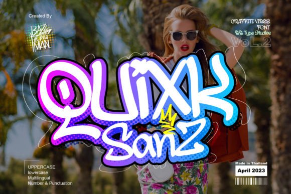 Quixk Sanz: A Bold Display Font for Editorial Impact
