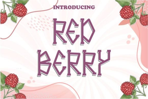 Redberry: A Playful Display Font That Works on Real Websites