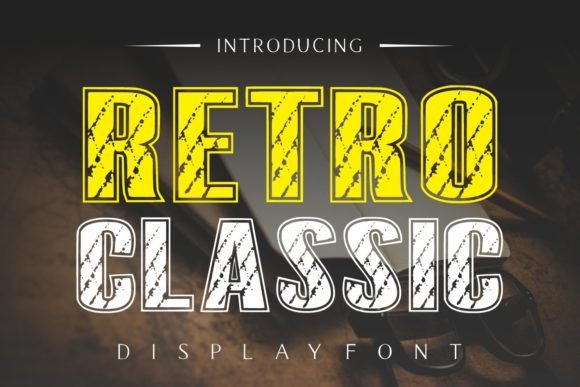Retro Classic: A Grunge Display Font That Actually Works
