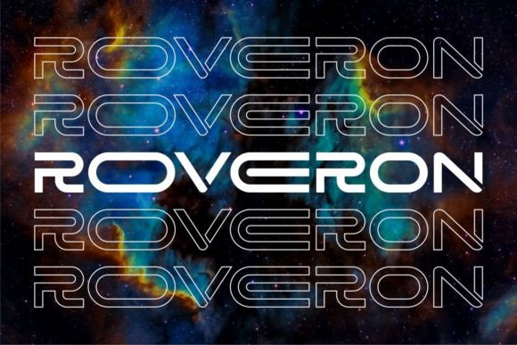 Roveron: A Futuristic Display Font for Handmade Brands