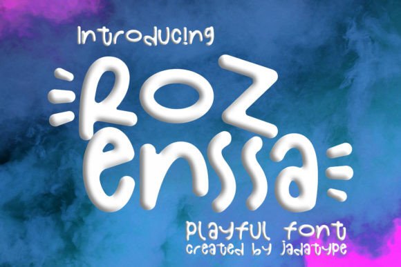 Rozenssa: A Playful Display Font That Lifts Campaign Visuals