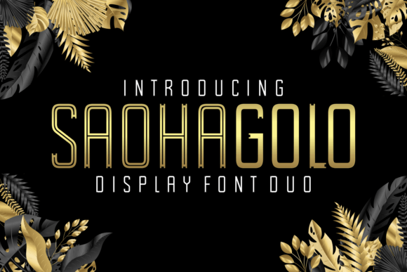 Saohagolo: A Display Font That Makes Your Brand Look Effortlessly Polished