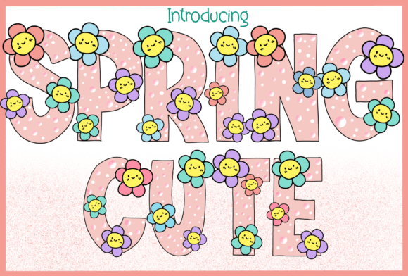 Spring Cute: A Charming Display Font for Small Business Branding