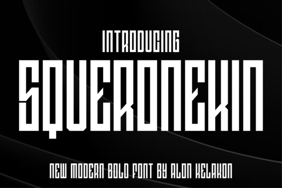 Squeronekin: A Display Font That Strengthens Your Brand Identity