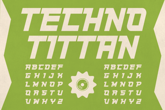 Techno Titan: A Display Font That Commands Attention