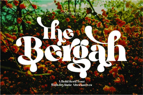 The Bergah: A Display Font That Elevates Digital Branding