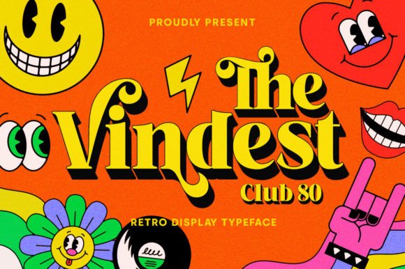 The Vindest: A Vintage Display Font That Feels Like Home