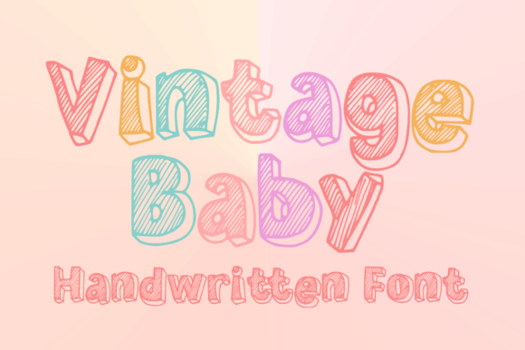 Vintage Baby: A Display Font That Makes Your Campaign Feel Instantly Human