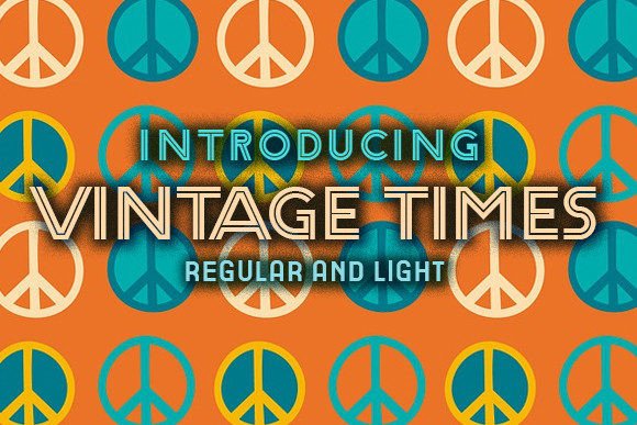 Vintage Times: A Retro Display Font That Actually Works