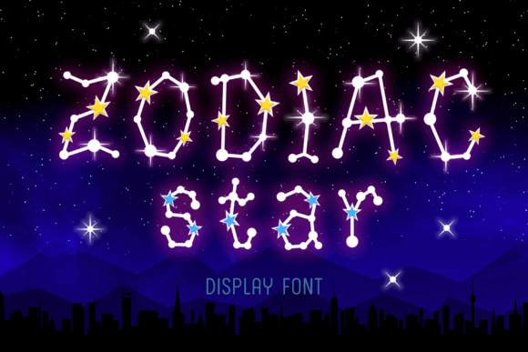 Zodiac Star: A Dreamy Display Font for Scroll-Stopping Campaigns